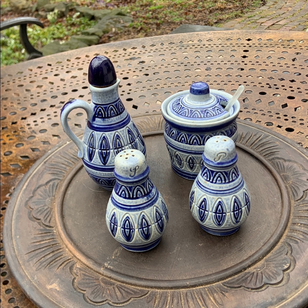 Vtg MR Marzi Remy Condiment Set - Picture 11 of 11